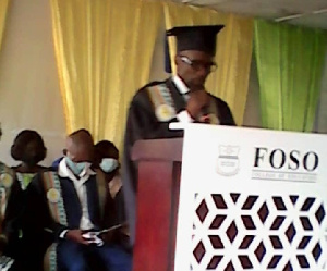 460 Students  were matriculated into the Foso College of Education