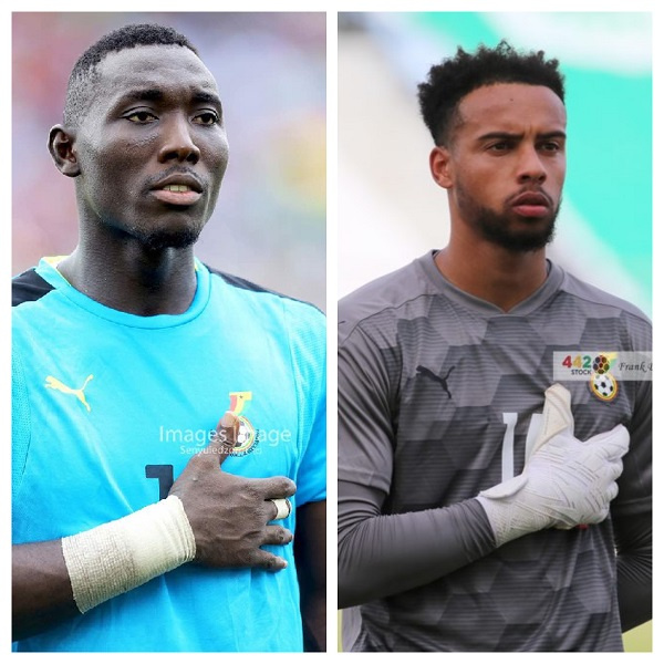 Black Stars goalkeepers, Richard Ofori and Joseph Wollacott