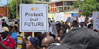 The peaceful demonstration is part of ongoing efforts to combat environmental damage