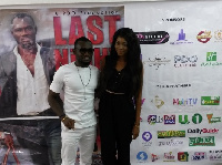 Prince David Osei with Yvonne Nelson