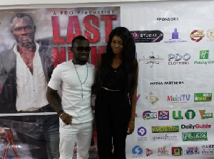 Prince David Osei With Yvonne Nelson