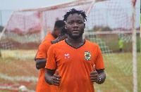 Emmanuel Sarkodie is an Asante Kotoko midfielder on loan at King Faisal