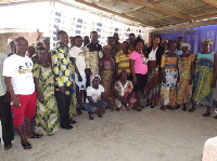 Some of the participants in a group photograph