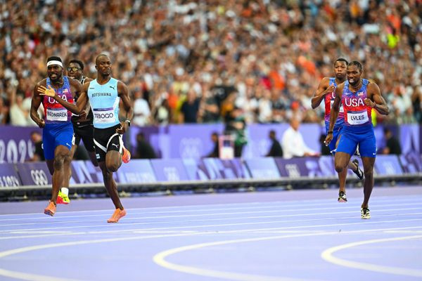 Tebogo set an African record with a time of 19.46 seconds