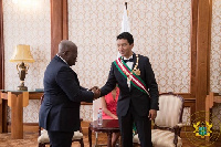 President Nana Addo Dankwa Akufo-Addo, President of the Republic of Madagascar, Andry Nirina Rajoeli