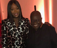 Model Naomi Campbell and President Akufo-Addo