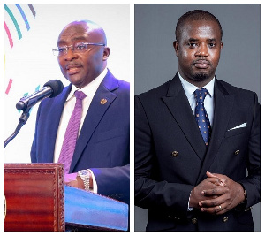 Dr Mahamudu Bawumia, Vice President of Ghana and Lawyer Edudzi