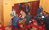 Parliament was thrown into a state of anarchy while voting for a new speaker for the House