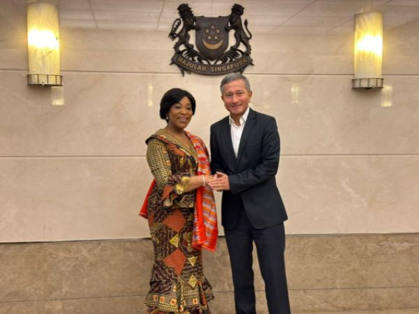 Shirley Ayorkor Botchwey and Dr. Vivian Balakrishnan