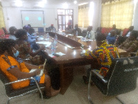 Photo of the stakeholders at the forum in Bolgatanga