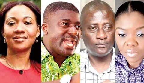 Jean Adukwei Mensa, Dr Eric Asare Bossman, Samuel Tettey and Adwoa Asuama Abrefa