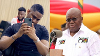 Ibrah One and President Nana Akufo-Addo