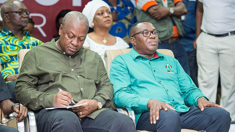 John Mahama with Samuel Ofosu Ampofo