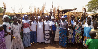 Some members of Church of Pentecost and community members