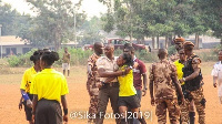 The referee was beaten to pulp following Prison Ladies' defeat to Ampem Darkoa