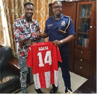 Richmond Boakye-Yiadom with COP Kofi Boakye