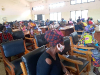 Traders at Assin Fosu Town and Station market