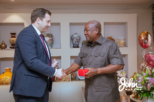 Lars Klingbeil and John Dramani Mahama