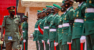 Farouk Yahaya, Nigeria's new Army Chief inspects Quarter Guard in Abuja