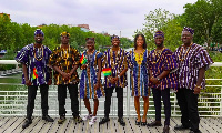 The Ghanaian contingent at the 2024 Paris Olympics