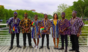 The Ghanaian contingent at the 2024 Paris Olympics