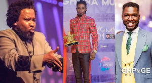 Gospel musician Sonnie Badu,  Kuami Eugene  and OB Nartey