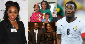 A Photo Of Michael Essien's Family 