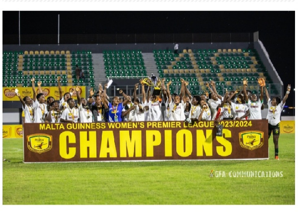 Hasaacas Ladies emerged as the champions of the Ghana Women's Premier Leagu