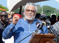 Former president Flt. Lt. Jerry John Rawlings