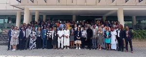 Participants in a group picture