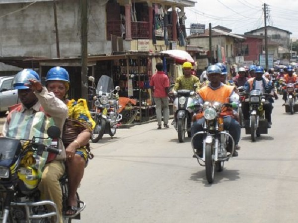 File photo: Some Okada riders