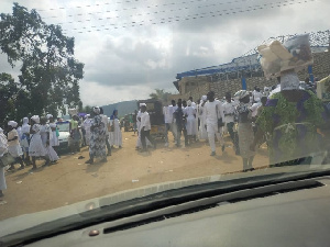 The event caused significant gridlock on a major road