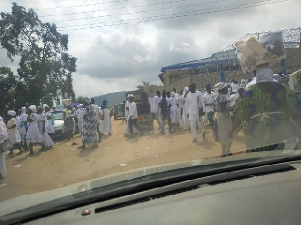 The event caused significant gridlock on a major road