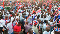 The NPP are campaigning for another term in office