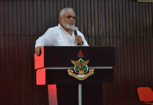 Former President Jerry John Rawlings