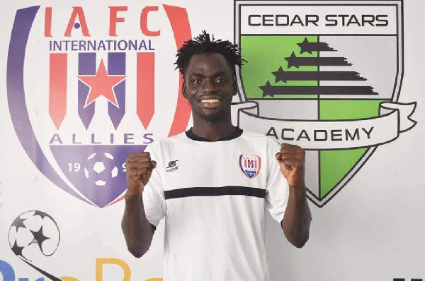 Inter Allies striker, Taufiq Shaibu