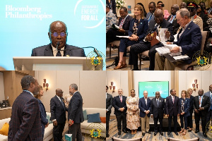 President Akufo-Addo speaking at the COP27