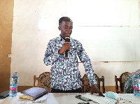 Mr. Asumadu, making his point