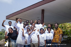 Some of the beneficiaries in a group photo