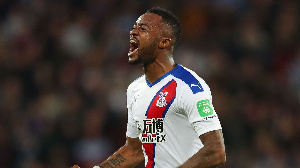 Crystal Palace forward Jordan Ayew