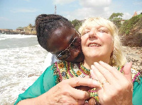 An image of Rodney Cudjoe and Beth Haining