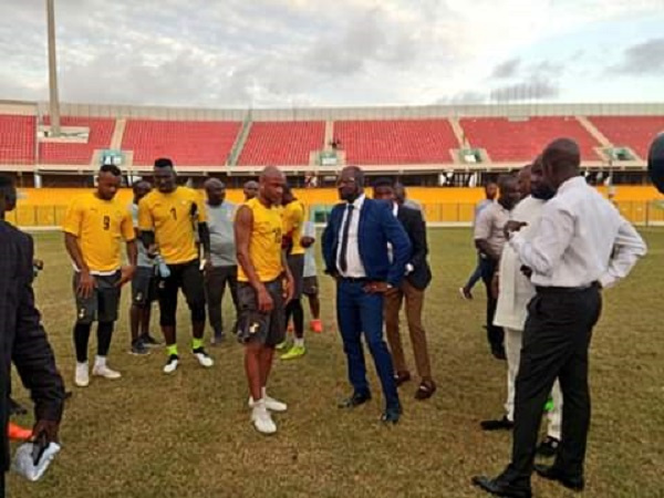 Captain Ayew congratulated Okraku on his election as the new president of the federation