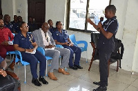 ASP Foster Nanewortor (right) speaking at the workshop