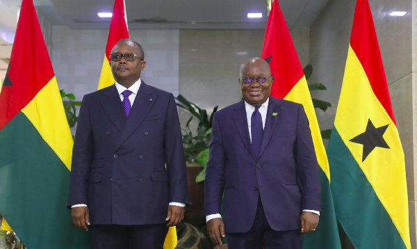 Umaro Mokhata Sissoco Embalo and Nana Addo Dankwa Akufo-Addo