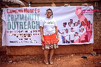 Founder and Executive Director of the Lemuel Hearts Foundation, Dr. Yvonne Senam Woyome