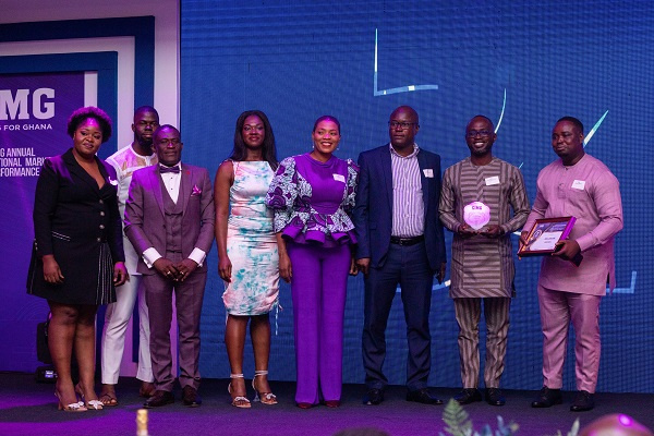 Hollard Ghana executives in a photo with the awards