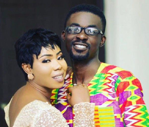 MenzGold boss Nana Appiah Mensah with his wife Rozy