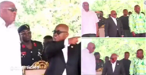 Akufo-Addo was angry that the chief did not stand for the National Anthem