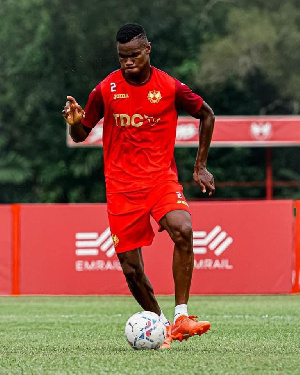 Richmond Tetteh joins the Malaysian side until the end of the 2021/2022 season