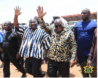 President Akufo-Addo with Vice President Dr Mahamudu Bawumia